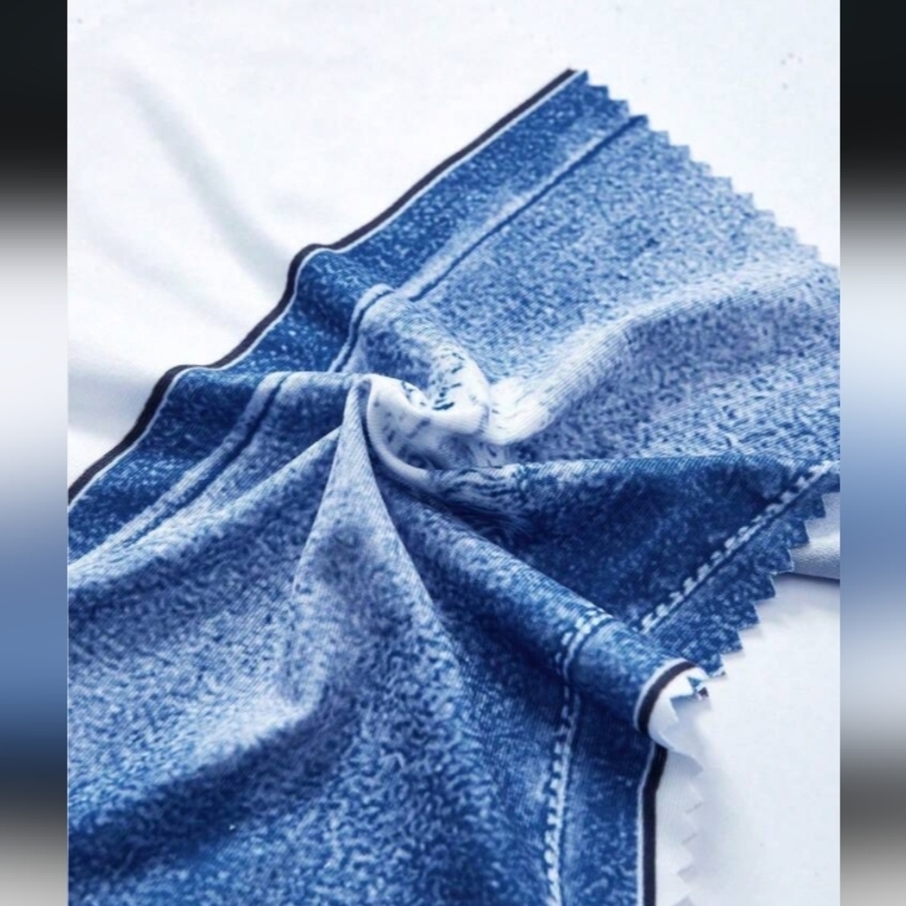 Sleek Blue Fake Button-Up Mini Dress - Picture 5 of 8